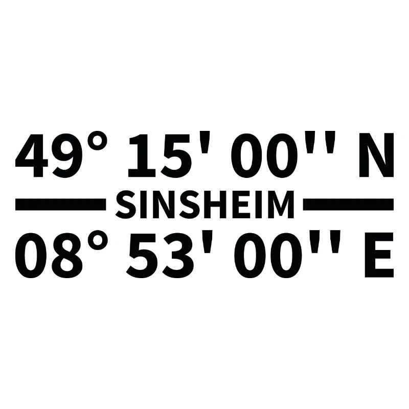 Sinsheim coordinates