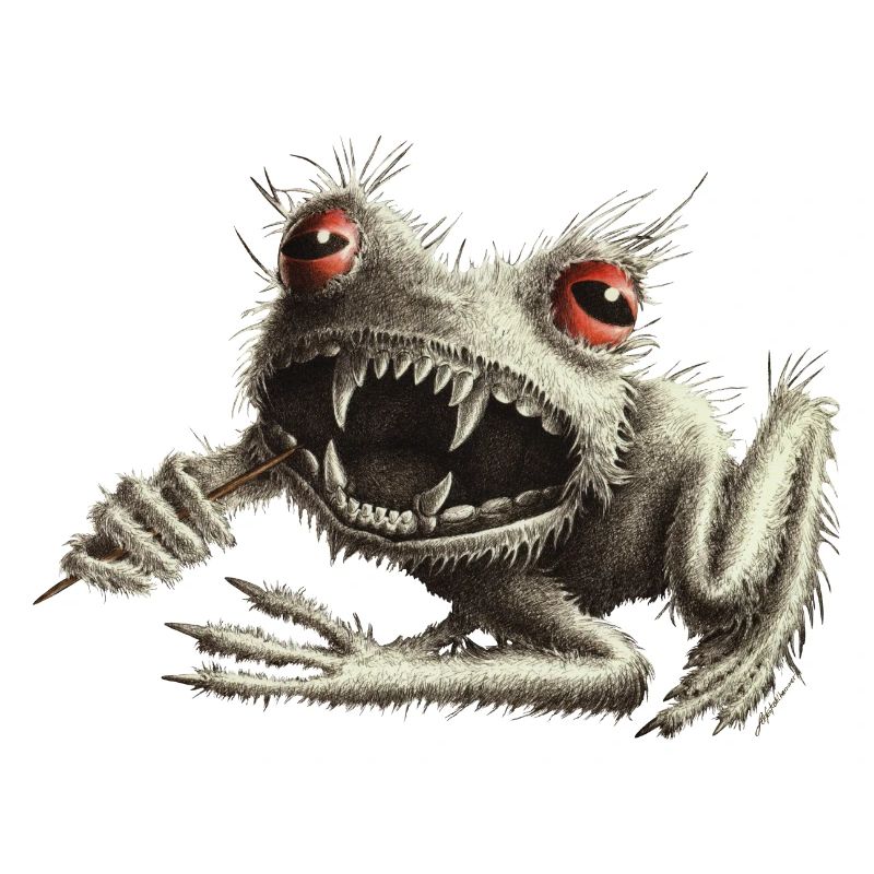 Werfrosch - Frog with toothpick