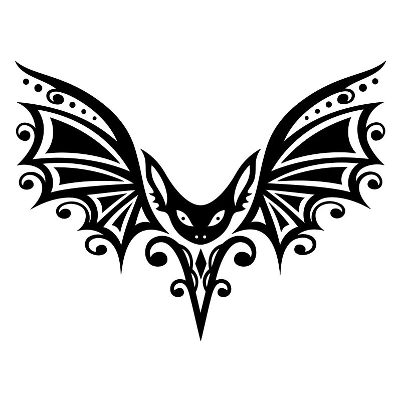 Fledermaus mit großen Flügeln