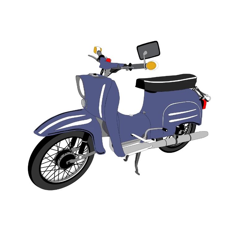 Simson Schwalbe blau