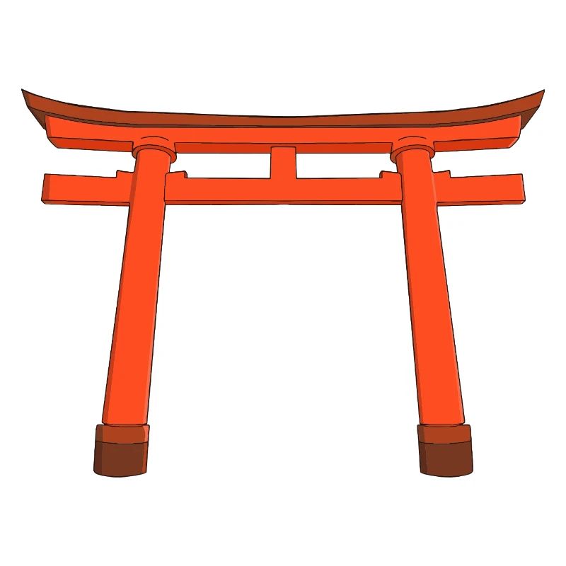 Lebendiges Torii-Tor