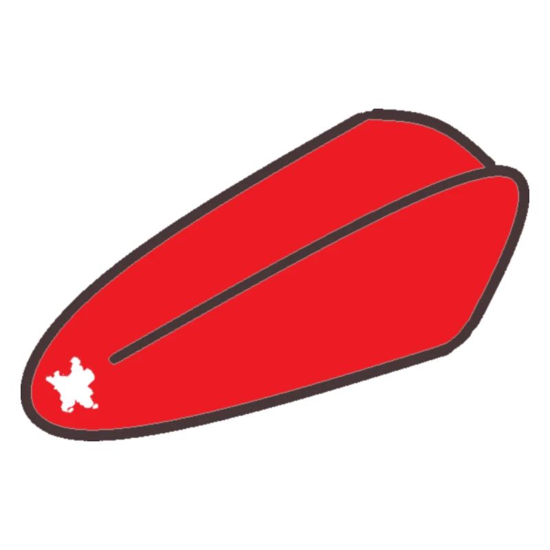 Langue avec flocon de couleur