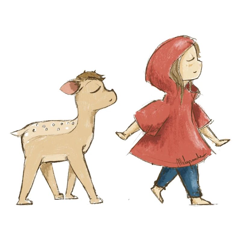 Bambi und das kleine rote Mädchen, Kind