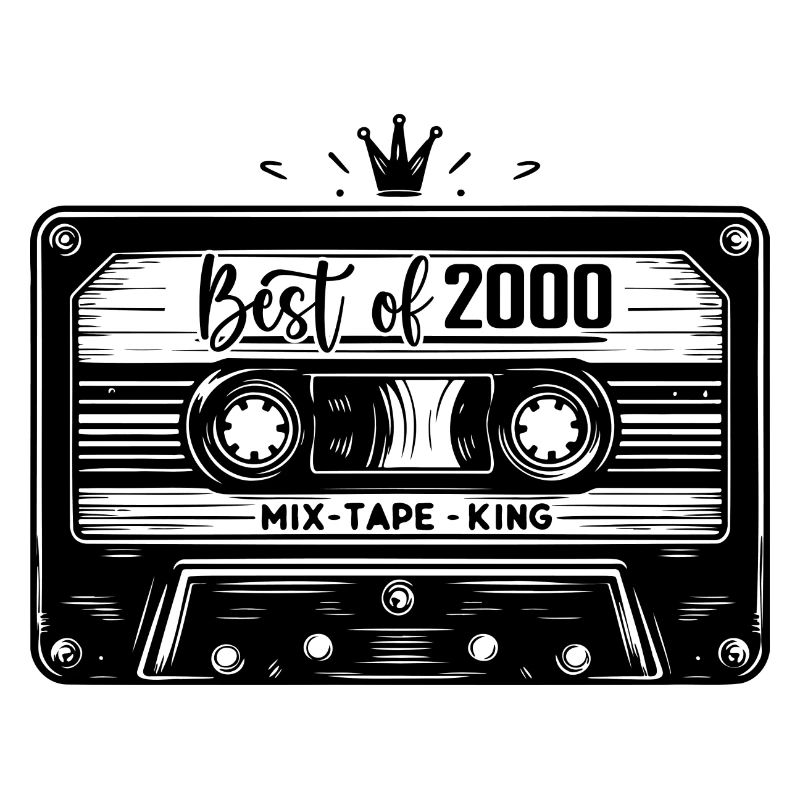 Cassette 2000 Vintage 2000 Millésime 2000 Cadeaux