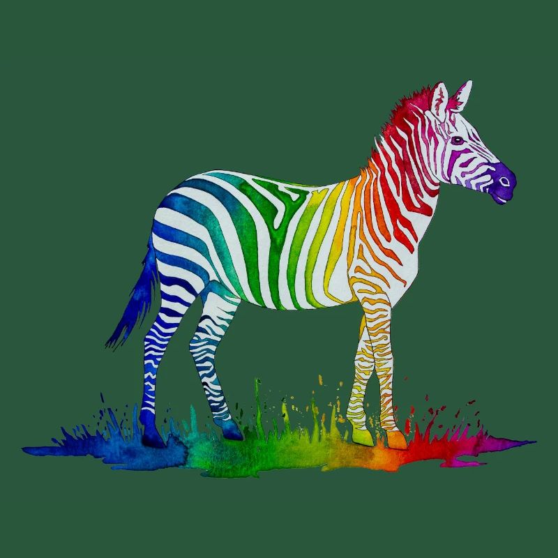 Regenbogen Zebra