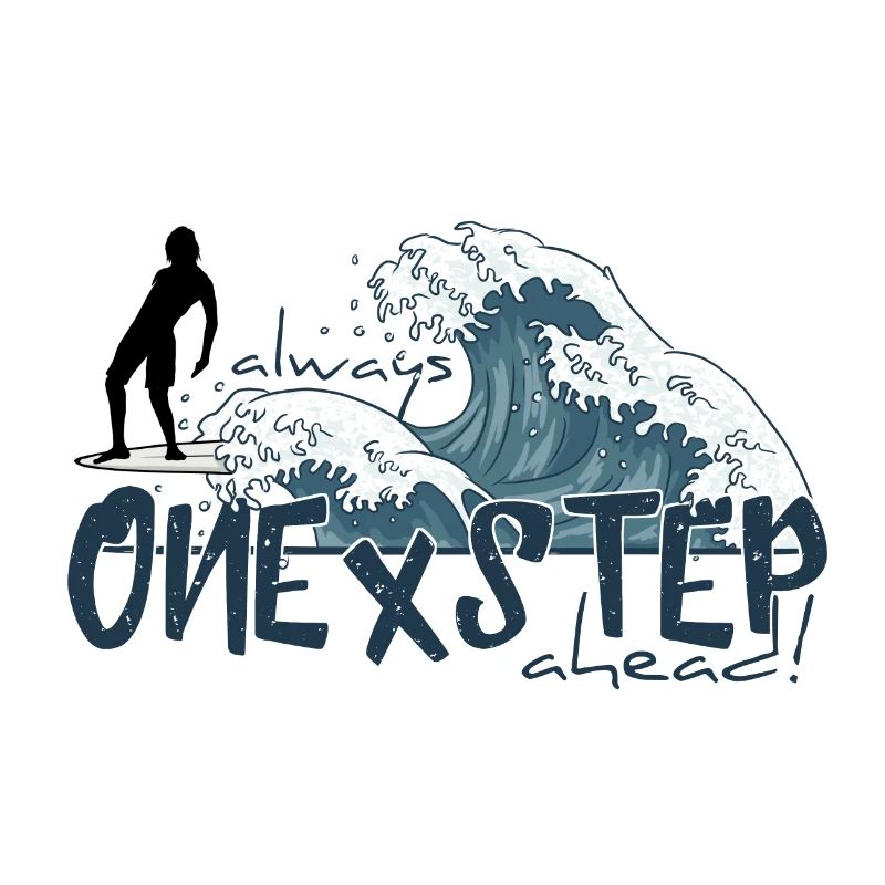 One X Step Ahead! Japan Wave Longboard Surfer