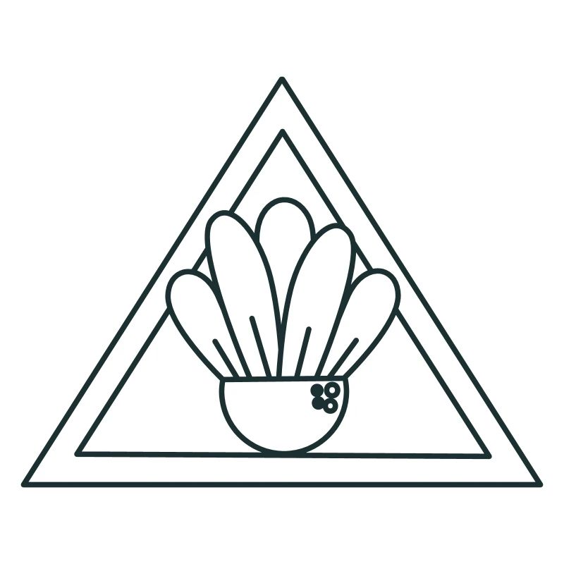 Plante POT dans un triangle