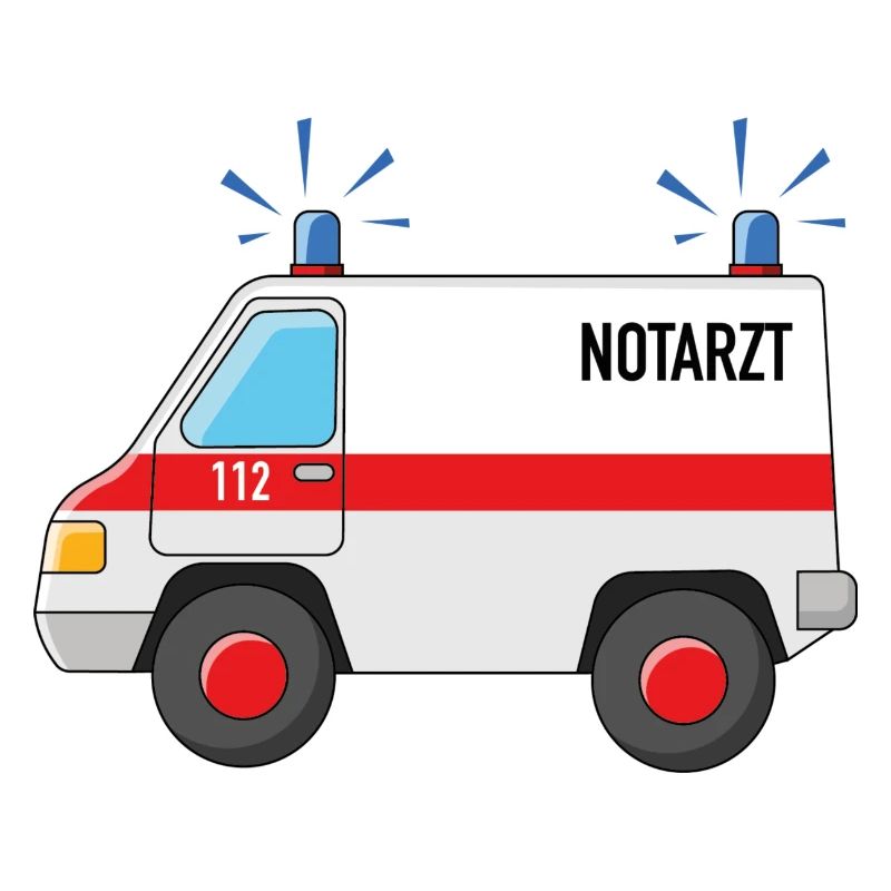 Notarzt Auto mit Blaulicht