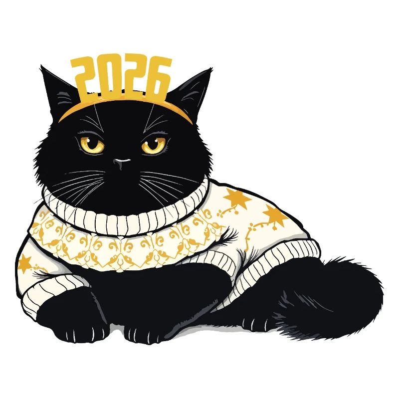 Conception du Nouvel An 2026