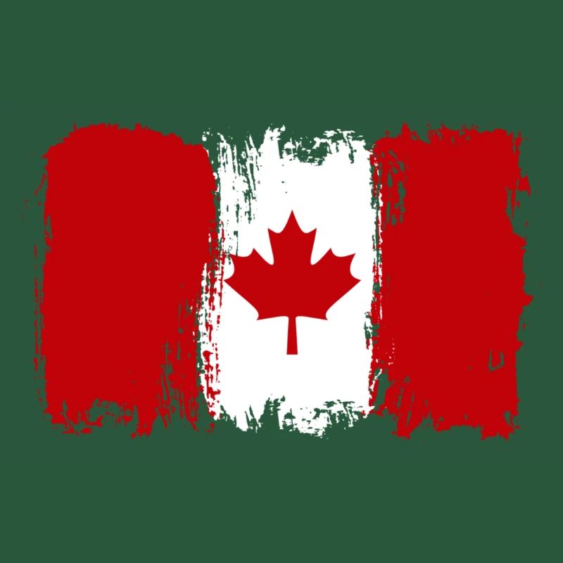 Maple Leaf Ink Splash