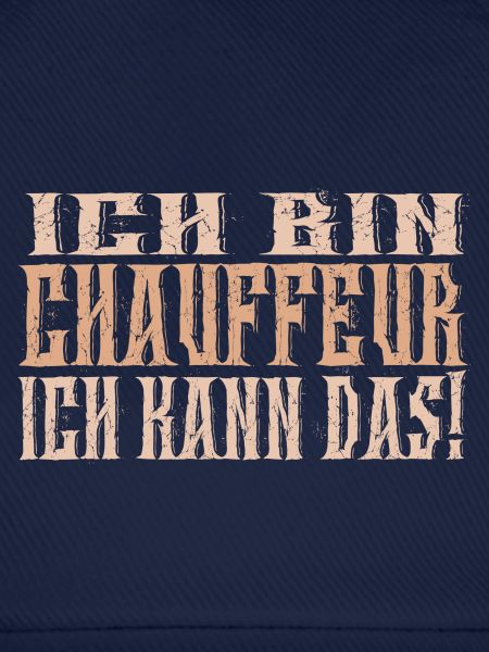 Ich bin Chauffeur