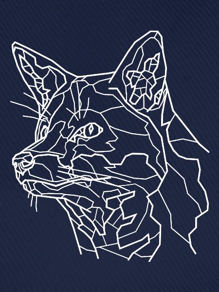 Schneefuchs Line Art