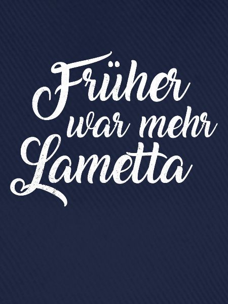 früher war mehr lametta