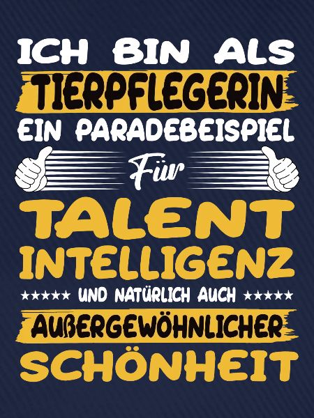 tierpflegerin ein Paradebeispiel für Talent