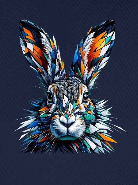 Polygon Art Jackrabbit Jackrabbits