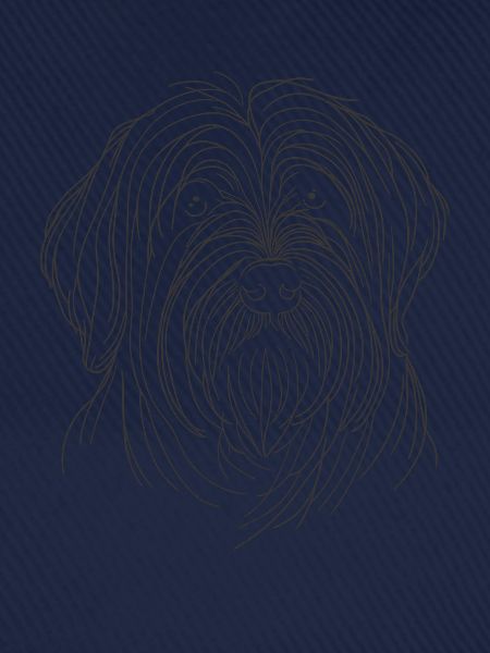 Line Art Briard Briards