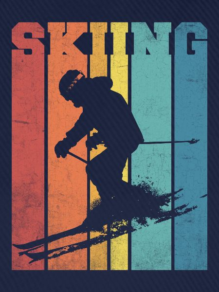 Skipalette Retro Farben