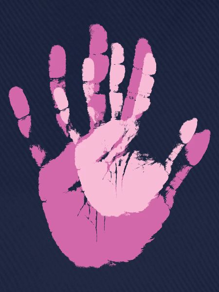 Mama und Ich Handflächen