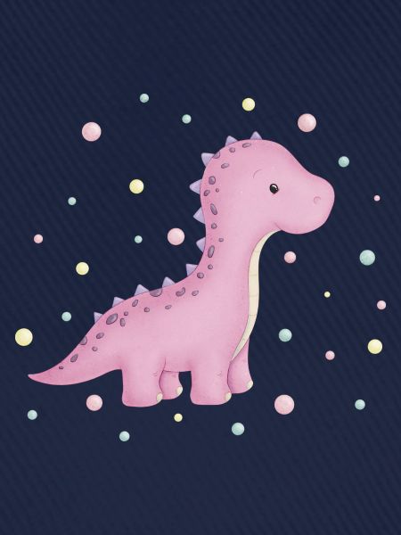 Dino Mädchen mit Punkten