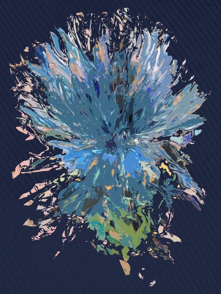 Blaue Distel