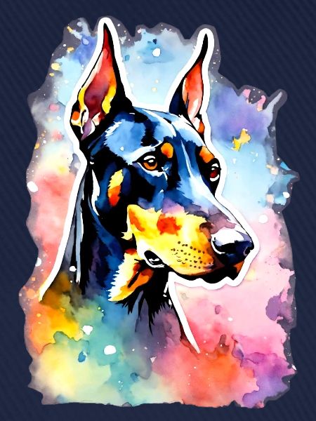 Dobermann Dobermann Hund Dobermann