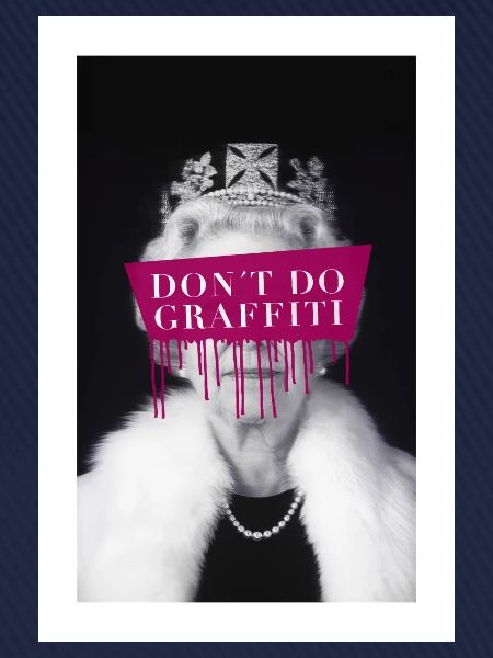 don't do graffiti Poster