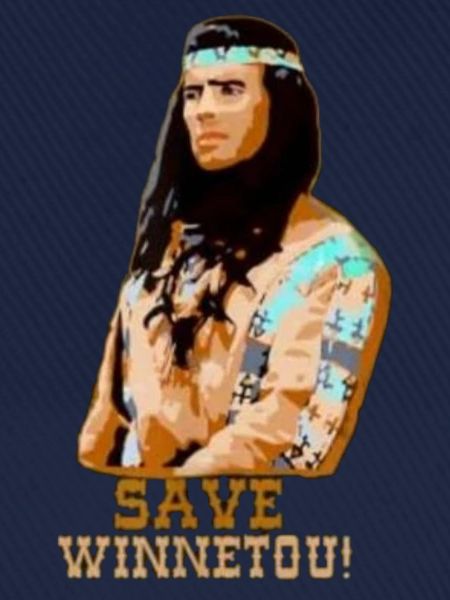 save winnetou,winnetou,indianer,illustration