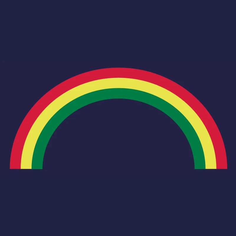 Regenbogen, Rainbow, 3farbig