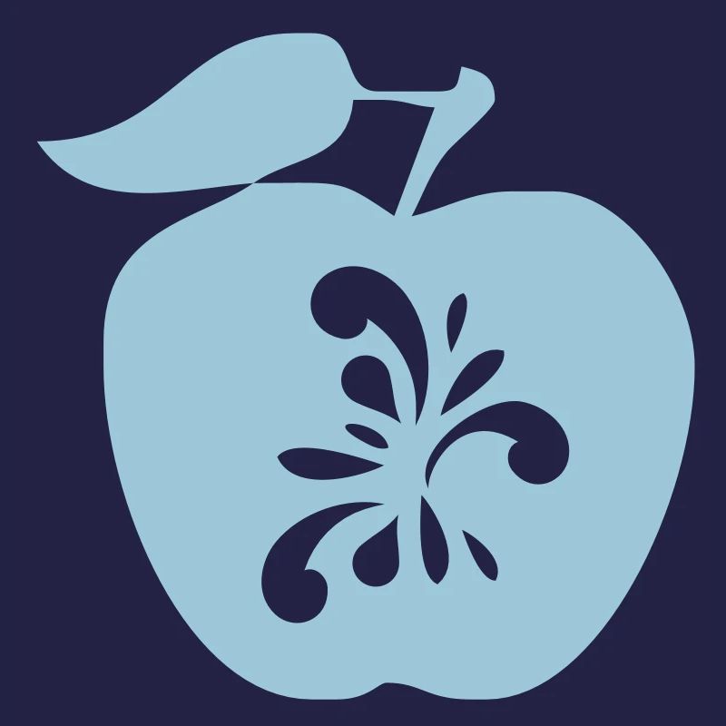 Apple with pattern - Bembel - Frankfurt