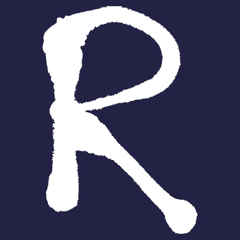 R - Iinitale / Letter - Sprayed