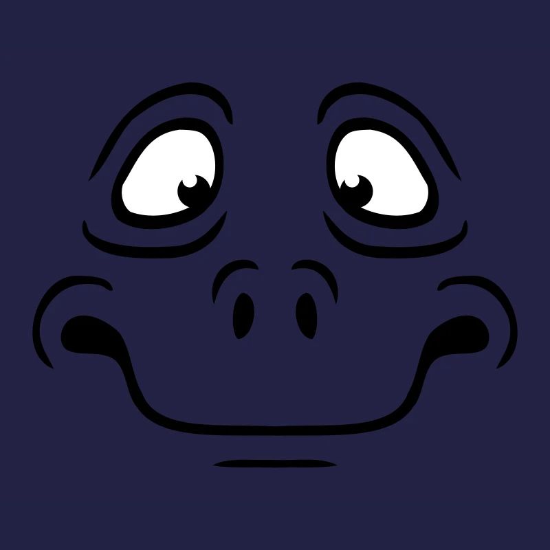 Insecure Anxious Comic Cartoon Face