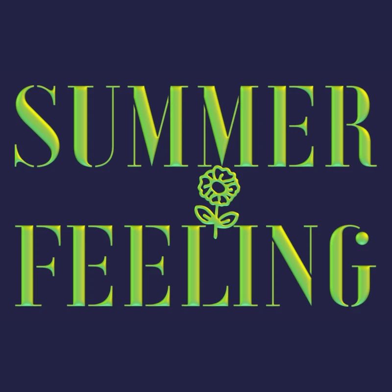 SUMMER FEELING mit Blume