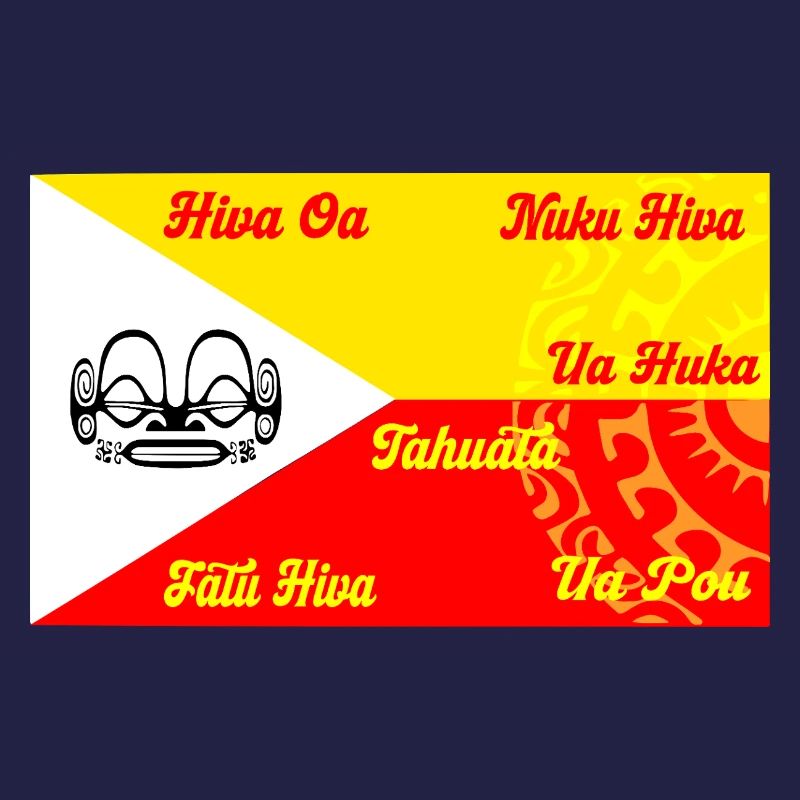 Marquesan Flag - Personalized
