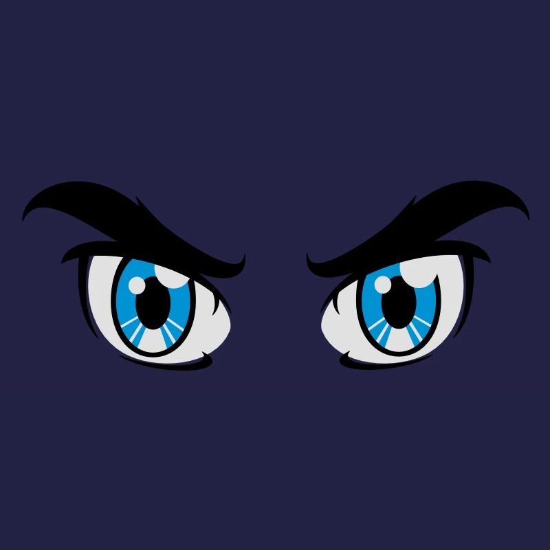yeux, bande dessinée, comique