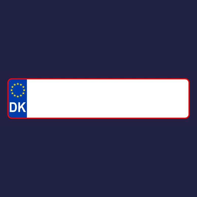 plaque d'immatriculation DK