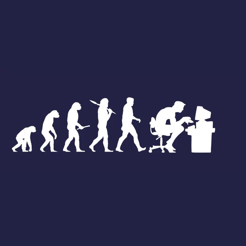 Evolution Computer Nerd! PC Nerd! IT! Technik!