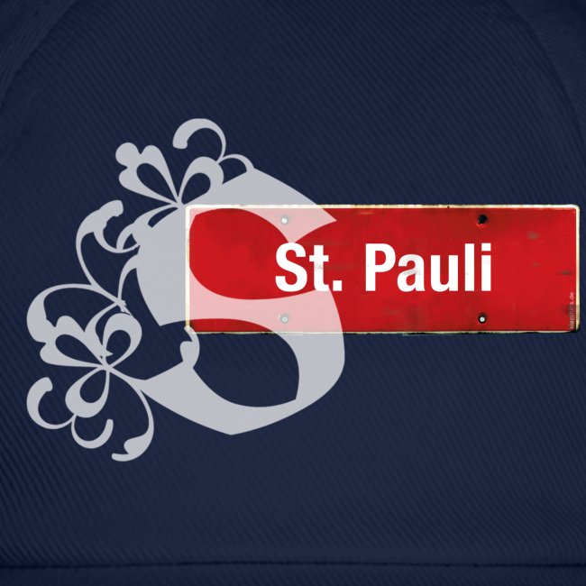 Hamburg -St.Pauli-Schild mit Schmuck-Initial
