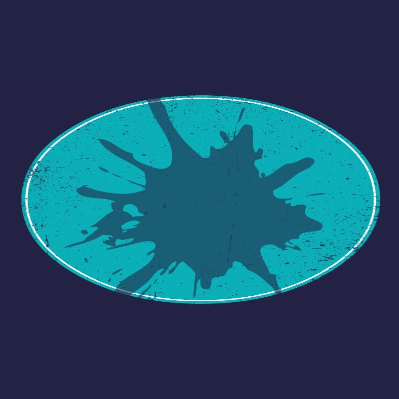 Ovaler Flash Background schmutzing