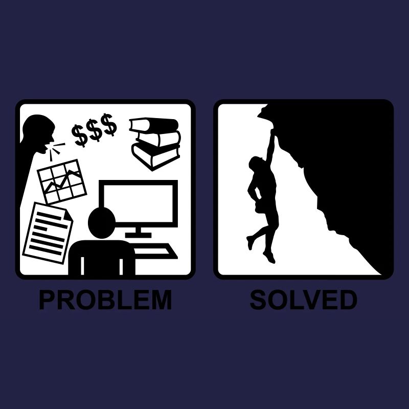 Climbing solves problems