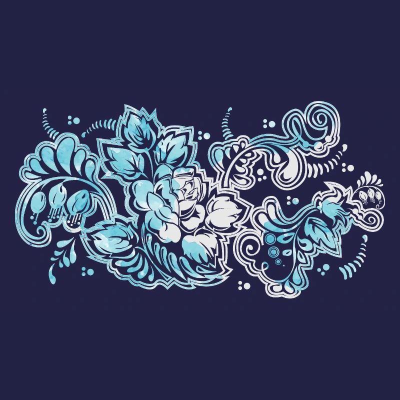 Blue Flower Pattern