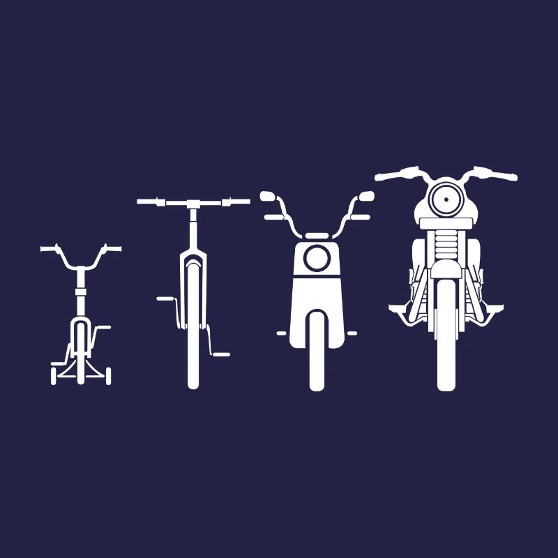 Motorrad Evolution - Geschenk