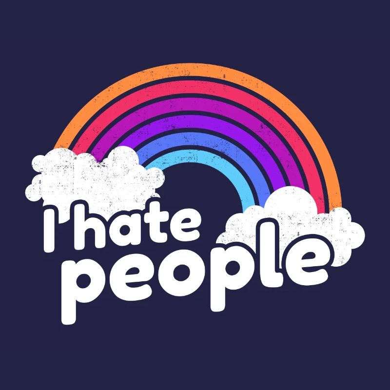 I hate people with rainbow