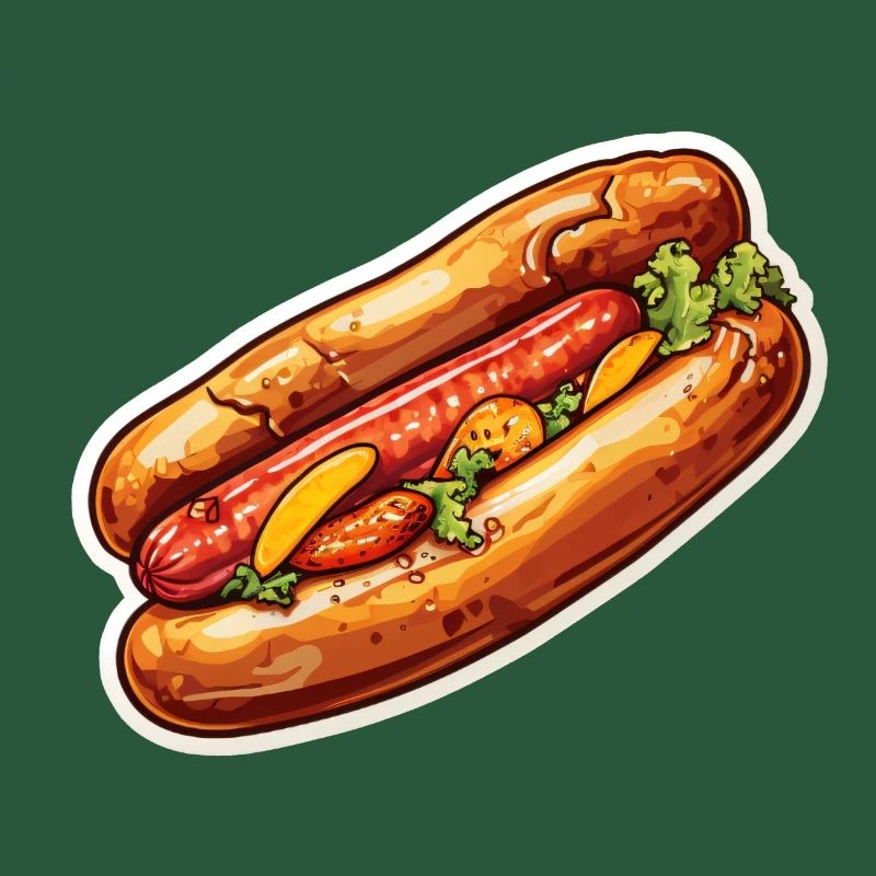 Bratwurst en chignon
