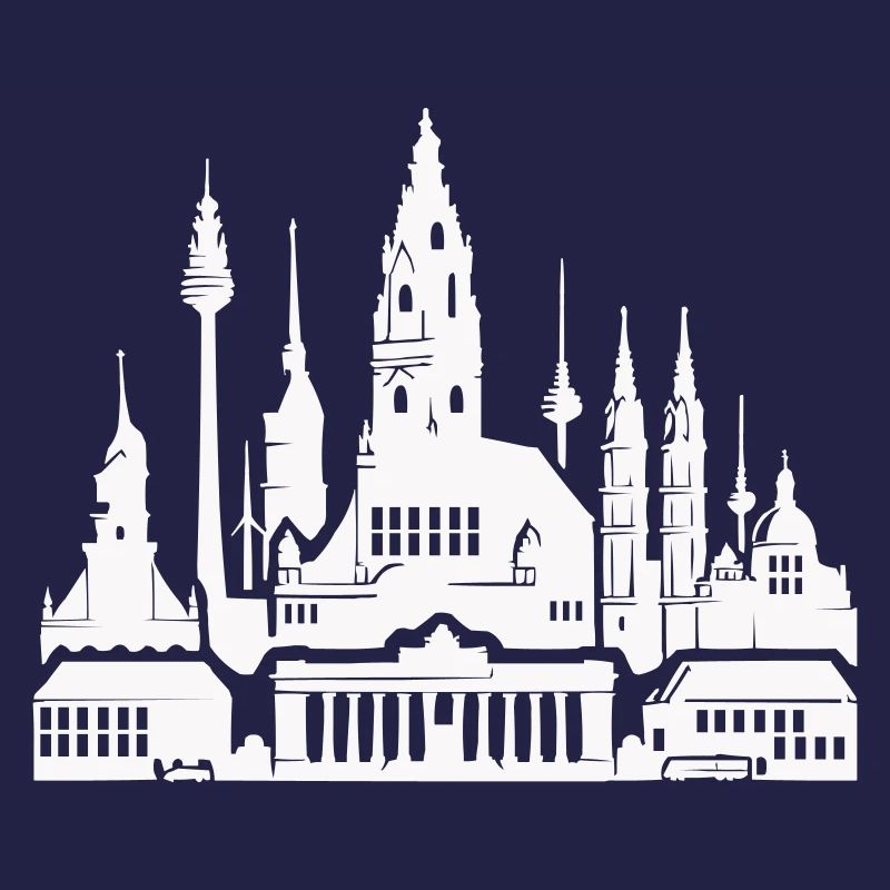 Leipzig skyline