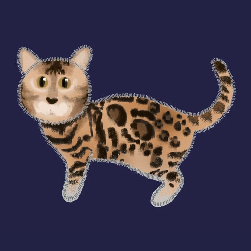 Bengal katze Geschnekidee