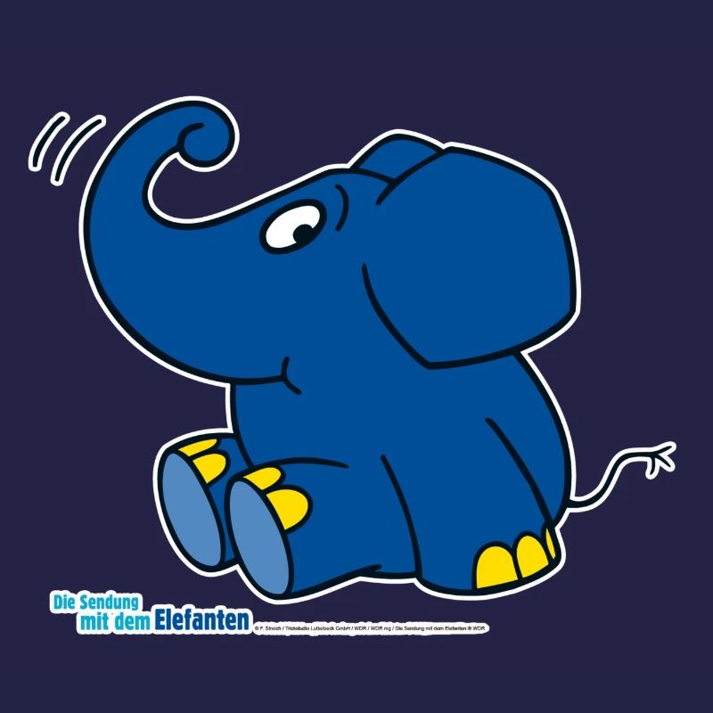 Der Elefant - sitzend