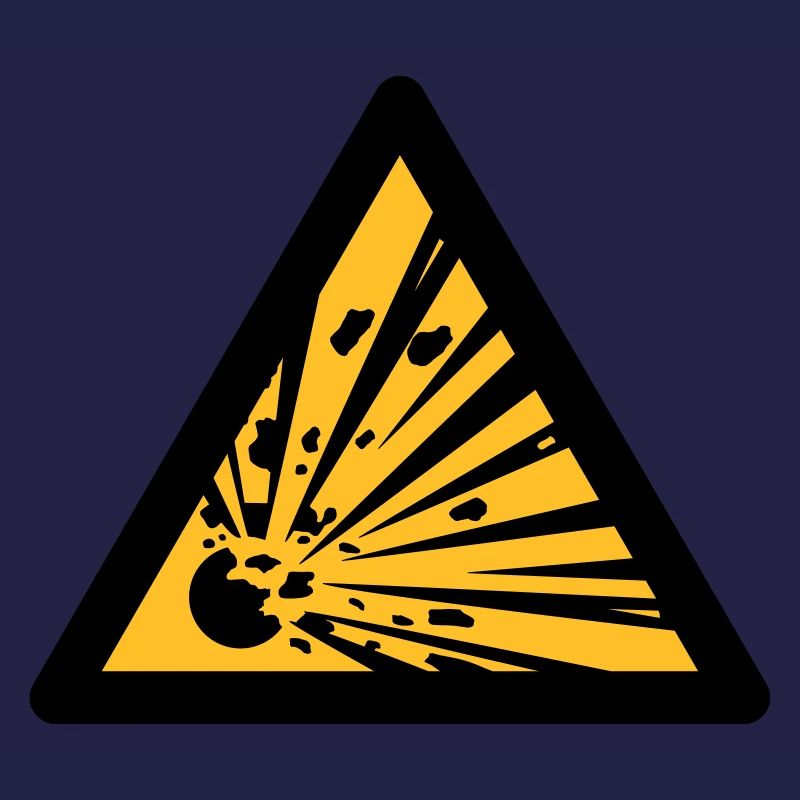 Symbole de danger - Explosifs (2 couleurs)