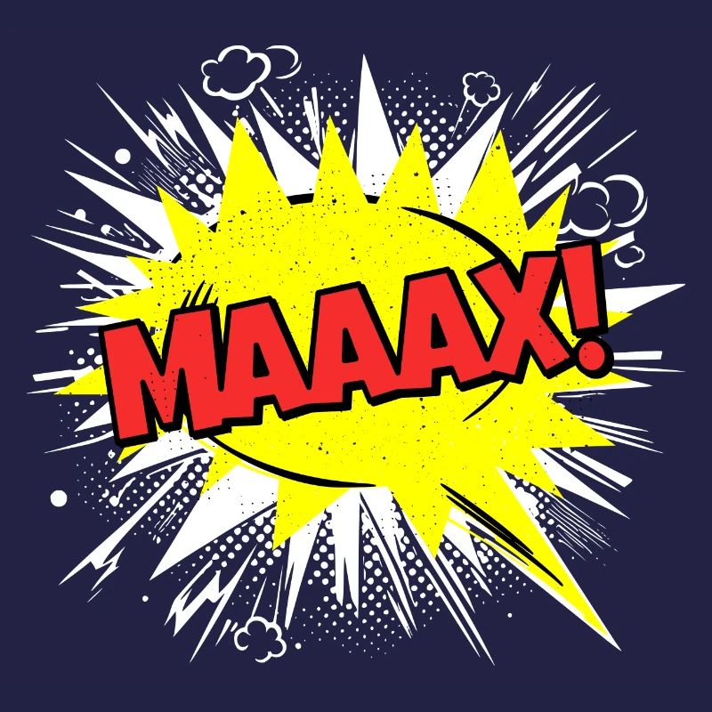 Max Name Funny Speech Bubble Maaax!
