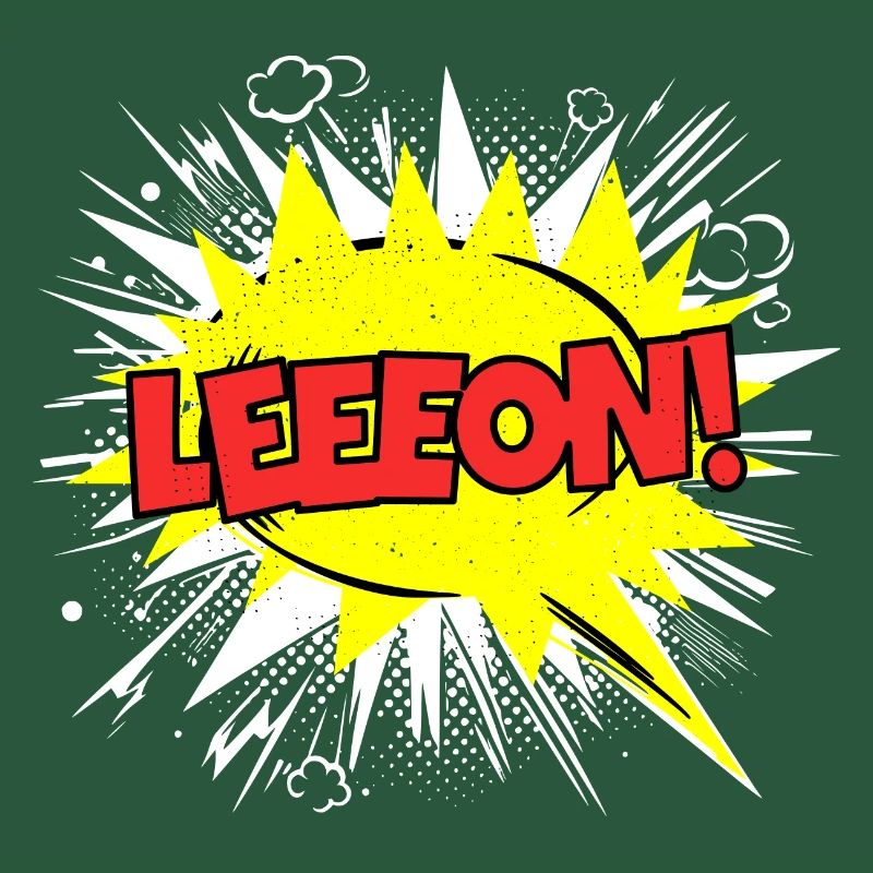 Leon nom drôle bulle Leeeon !