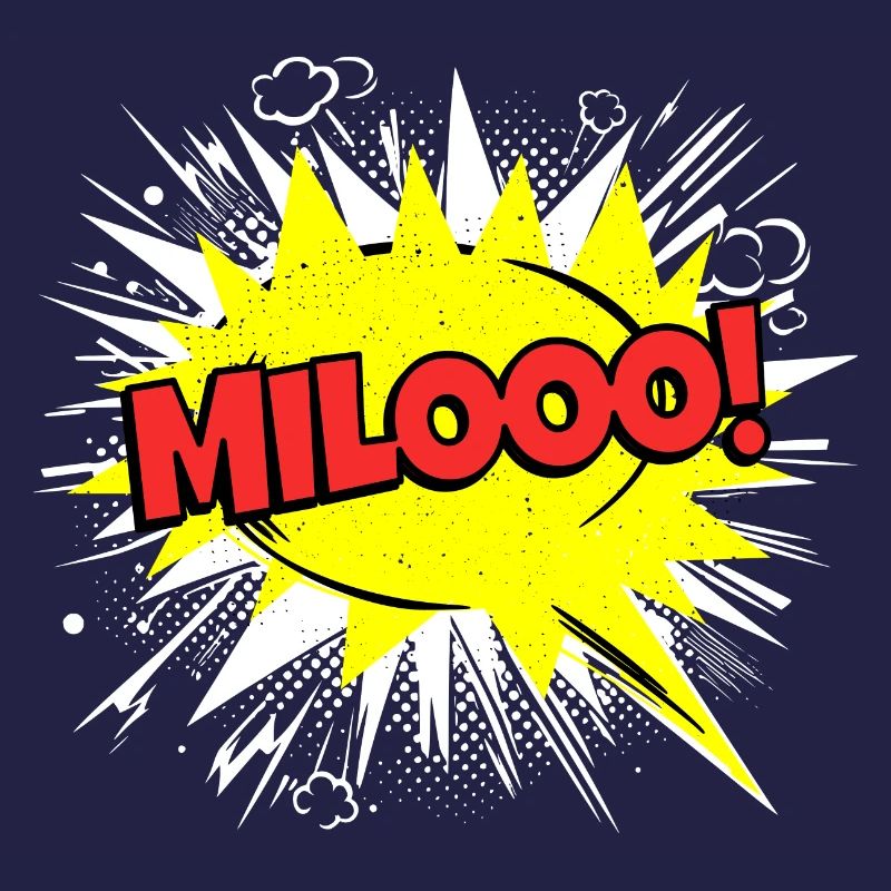Milo Name Funny Speech Bubble Milooo!